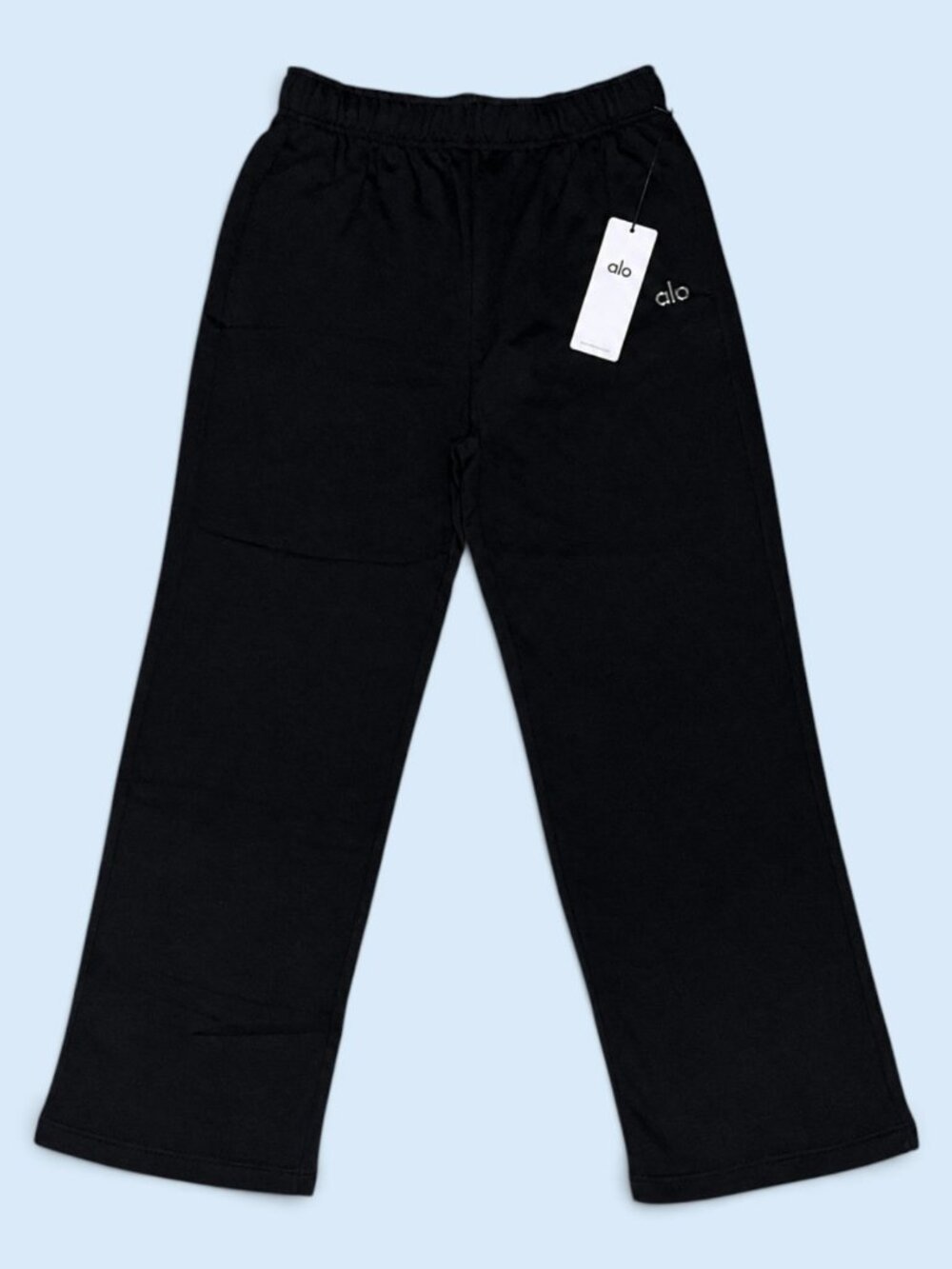 Alo Accolade Straight Leg Sweatpants - Black NWT Size S